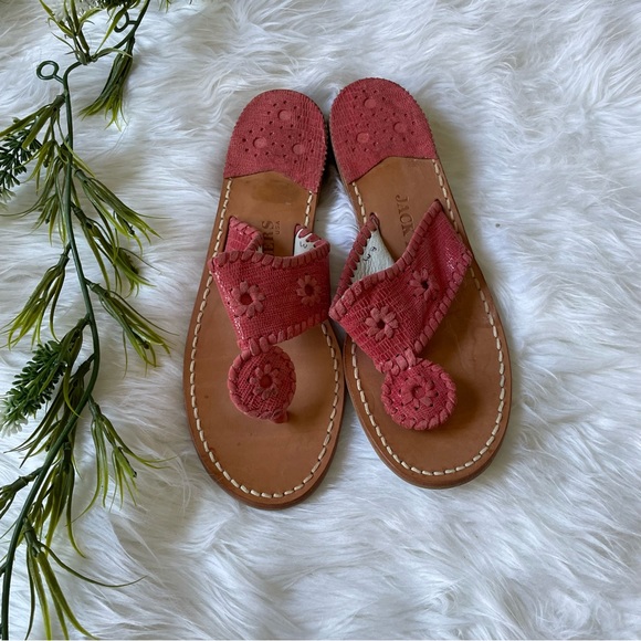 Jack Rogers summer beach Flat Sandals size 8M - Picture 2 of 5